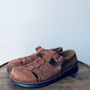 Footprints by Birkenstock Merced Fisherman Strappy Sandals Women's Size 8